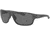 Under Armour Battle Sunglasses with Matte Black Frame and Grey Lens, Medium, UA0004S O6W-KA