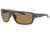 Under Armour Battle Sunglasses with Matte Solid Baroque Frame and Brown High Contrast Polarized Lens, Medium, UA0004S 1ED-6A
