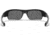 Under Armour Big Shot Sunglasses, Satin Black/Charcoal Gray Frame, Gray Polarized U8630085-010908