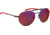 Under Armour Pursuit Sunglasses with Black-Solid Beta Temple Tips Frame and Grey Lens, Medium, UA0008GS CAX-MI