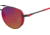 Under Armour Pursuit Sunglasses with Black-Solid Beta Temple Tips Frame and Grey Lens, Medium, UA0008GS CAX-MI