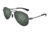 Under Armour UA Getaway M Sunglasses, Gray Polarized Lens, Satin Gunmetal, One Size Fits Most, UA8640118-910108