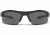 Under Armour Youth Nitro L Storm Sunglasses, Shiny Black, Gray Polarized Lens U8640048-000008