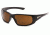 Venture Gear Montello Shooting Glasses, Bronze Anti-Fog Lens, Black Frame VGSB618T