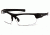Venture Gear Tensaw Shooting Glasses, Black/Gray Frame, Clear Anti-Fog Lenses, VGSB310T