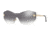 Versace GLAM MEDUSA SHIELD VE2182 Sunglasses 12526I-43 - , Gradient Grey Mirror Silver Lenses