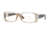 Versace VE3130 Progressive Eyeglasses Beaver Transparent Frame / 52 mm Prescription Lenses, 767-5216