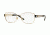 Versace VE1234 Single Vision Prescription Eyeglasses 1252-52 - Pale Gold Frame