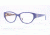 Versace VE3183 Single Vision Prescription Eyeglasses 5085-52 - Blue/baroque Frame