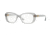 Versace VE3234B Single Vision Prescription Eyeglasses 593-53 - Transparent Gray Frame