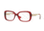 Versace VE3241A Single Vision Prescription Eyeglasses 388-54 - Transparent / Red Frame