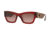 Versace VE4358 Sunglasses 529714-52 - Transparent / Red Frame, Violet Gradient Brown Lenses