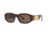Versace VE4361 Bifocal Prescription Sunglasses, 53mm, Transparent / Red, VE4361-388-73-53-BI