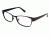 Visions 206 Bifocal Prescription Eyeglasses - Frame Matte Dark Brown / Matte Navy, Size 54/16mm VIVISION20601