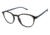 Visions 237 Bifocal Prescription Eyeglasses - Frame Black / Navy, Size 50/19mm VIVISION23701