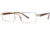 Visions 158 Progressive Prescription Eyeglasses - Frame Gold, Size 52/17mm VIVISION15803