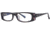 Visions 172 Single Vision Prescription Eyeglasses - Frame Black/Purple, Size 50/16mm VIVISION17201