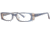 Visions 172 Single Vision Prescription Eyeglasses - Frame Blue/Silver, Size 50/16mm VIVISION17203