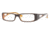 Vogue Eyeglass Frames VO2537B 1539-5015 - Top Brown-white-orange 