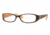 Vogue VO2535B Bifocal Eyeglasses - Top Brown-White-Orange Frame / 50 mm Prescription Lenses, 1539-5015