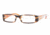 Vogue VO2573 Bifocal Eyeglasses - Striped Brown Demo Lens Frame / 50 mm Prescription Lenses, 1627-5016