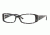 Vogue Eyeglasses VO2595B with No-Line Progressive Rx Prescription Lenses, Select Frame Color / Lens Diameter Black Glitter Frame / 50 mm Prescription Lenses