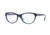 Vogue VO2938BF Progressive Prescription Eyeglasses 2388-54 - Top Dark Blue/blue Transp Frame