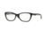 Vogue VO2961F Single Vision Prescription Eyeglasses W827-53 - Top Black/Transparent Frame