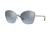 Vogue VO4141S Sunglasses 323/7C-58 - , Light Blue Mirror Silver Grad Lenses