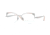 Vogue VO4153 Bifocal Prescription Eyeglasses, 51mm, Silver/Matte Pink Grey, VO4153-323-51-BI