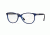 Vogue VO5030 Single Vision Prescription Eyeglasses 2384-53 - Top Dark Blue/violet Transp Frame