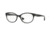 Vogue VO5103F Single Vision Prescription Eyeglasses 2385-53 - Top Black/transparent Grey Frame