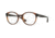Vogue VO5104F Progressive Prescription Eyeglasses 2386-51 - Top Dark Havana/brown Transp Frame