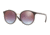 Vogue VO5166SF Single Vision Prescription Sunglasses, 54mm, Top Brown/Transparent Beige, VO5166SF-2450H7-54-SV