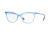 Vogue VO5239 Bifocal Prescription Eyeglasses, 52mm, Top Blue On Transparent, VO5239-2734-52-BI