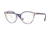 Vogue VO5254 Progressive Prescription Eyeglasses, 50mm, Top Blue/Text Pink Yellow Tr, VO5254-2696-50-PRO