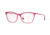 Vogue VO5277 Prescription Eyeglasses, 51mm, Top Transp Red/Crystal, VO5277-2733-51-SV