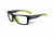 Wiley X Crush Bifocal Prescription Sunglasses, Matte Grey / Neon Yellow Frame, YFCRS04BI