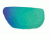 Wiley X Rout Polarized Emerald Mirror Lenses with Amber Tint CCROUPGM