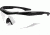 Wiley X WX Talon Sunglasses - Matte Black Frame w/ 2 Lens Package (Smoke Grey, Clear) CHTAL1
