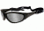 Wiley X Tilt P-58 Sunglasses Gloss Black Frame and Polarized Smoke Green Flash Lens