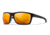USED Wiley X WX Kingpin Safety Sunglasses, Matte Black Frame, Captivate Pol Bronze Mirror Lens, ACKNG14, EDEMO1