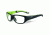 Wiley X WX Victory Single Vision Prescription Sunglasses, Matte Black/Lime Green Frame, YFVIC02SV