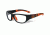 Wiley X WX Victory Single Vision Prescription Sunglasses, Matte Black w/Dragon/Sonic Orange Frame, YFVIC04SV