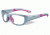 Wiley X Youth Force Victory Sunglasses,Silver/Magenta,Clear Lens YFVIC01