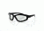Zan Headgear Arizona Sunglass, Shiny Black Frame, Clear Lens EZAZ001C