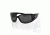 Zan Headgear Boise Sunglass, Smoked Lens, Shiny Black Frame EZBE01