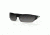 Zan Headgear Utah Sunglass, Shiny Black Frame, Smoked Lenses EZUT01