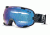Zeal Optics Voyager Ski Goggles, CS Division Black Frame and Bluebird Mirror and Stainless Silver Optimum Lens 10278