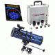 3-PC Bright Star Astronomy Gift Package - Tasco 1000x114mm Galaxsee Reflector Telescope, Celestron 1.25'' Eyepiece and Filter Kit, Celestron Sky Maps